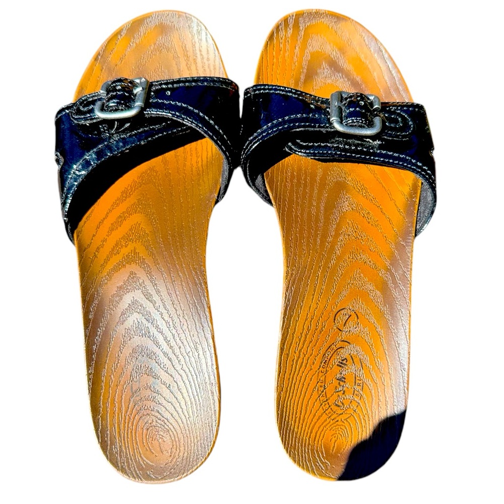 Dr. Scholl's Black Slide Sandals (size 7)